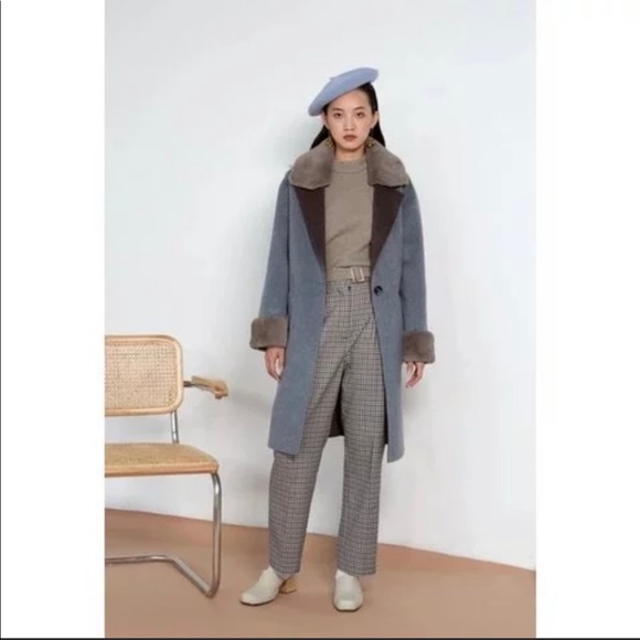 Petite Studio Reversible Elsa Wool Coat - Picture 2 of 9